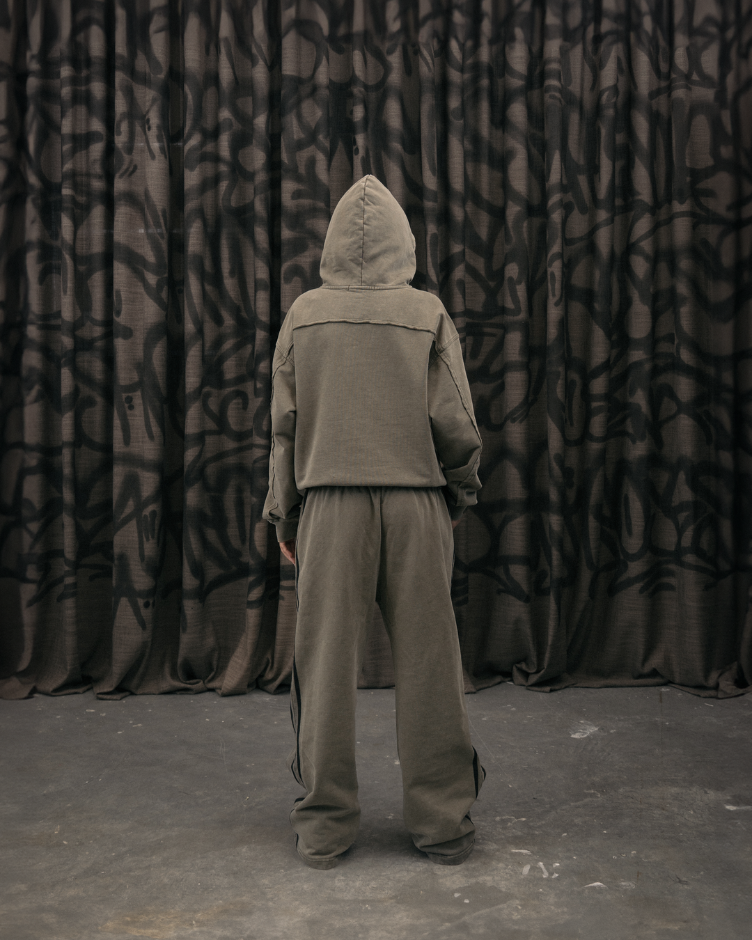 Distressed Logo Hoodie