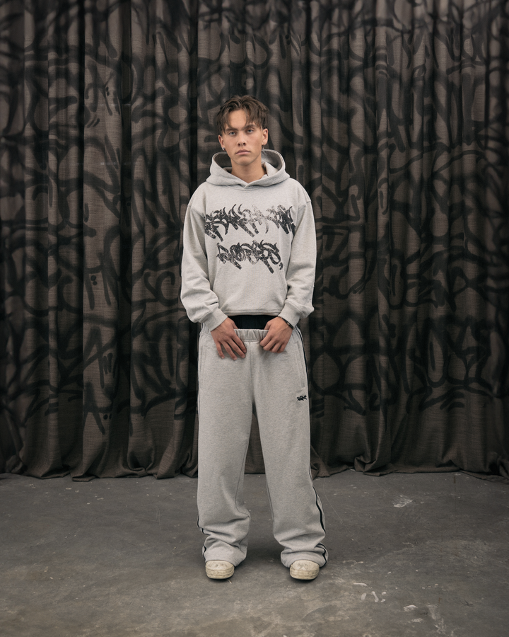 Distressed Logo Hoodie