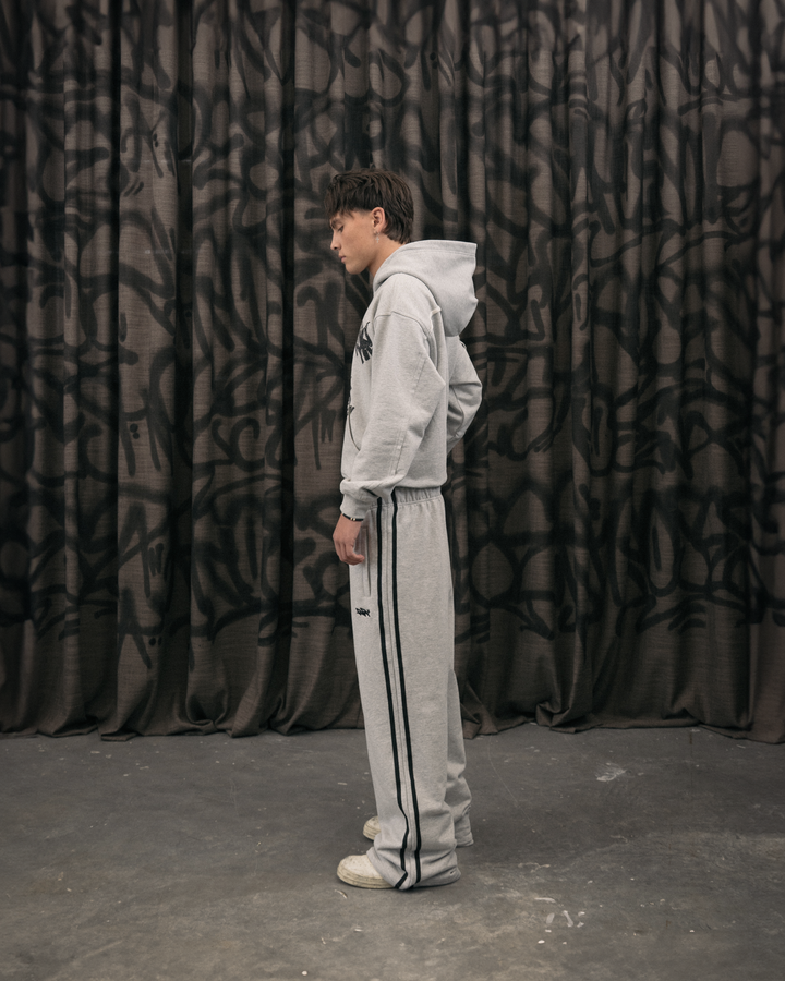 Distressed Logo Hoodie