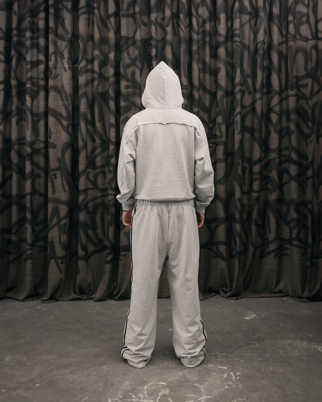 Distressed Logo Hoodie