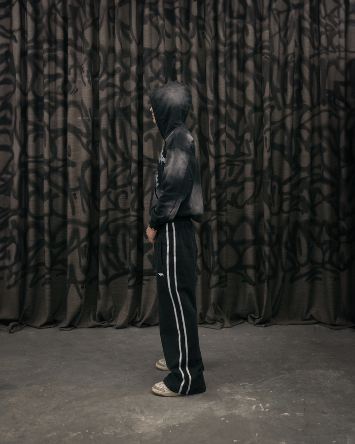 Distressed Logo Hoodie