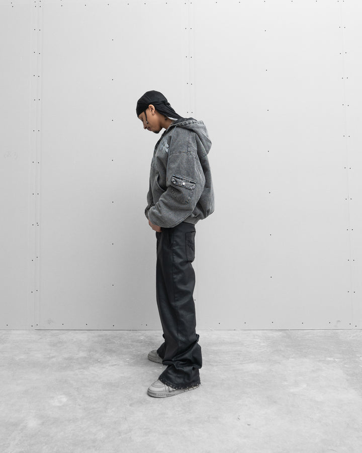 HOODED CANVAS JACKET
