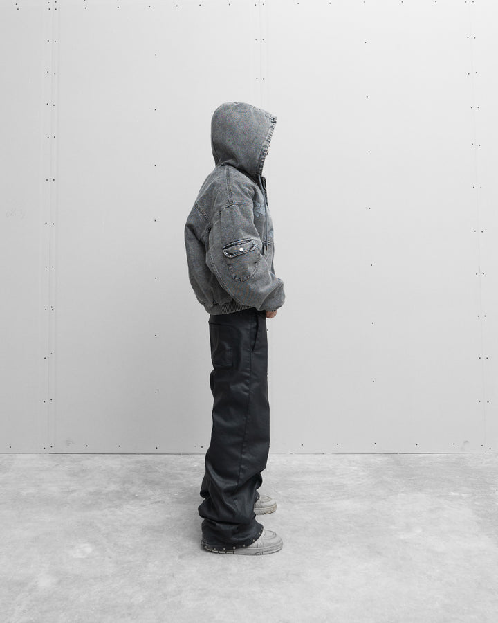 HOODED CANVAS JACKET
