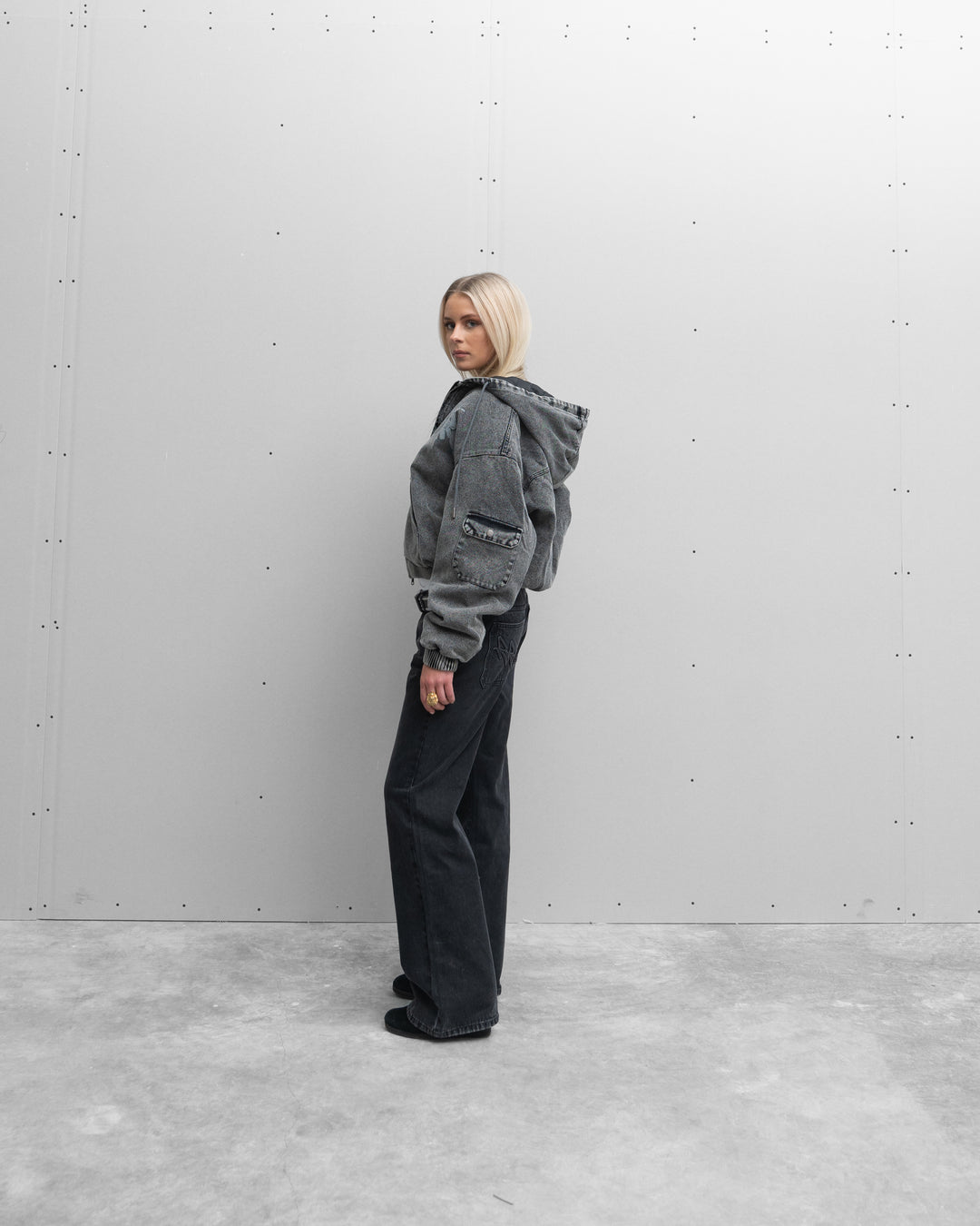 HOODED CANVAS JACKET