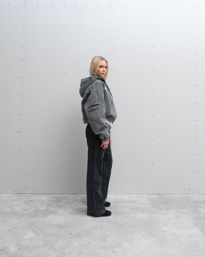 HOODED CANVAS JACKET