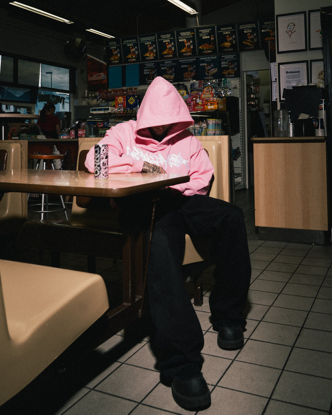 Contrast Hoodie