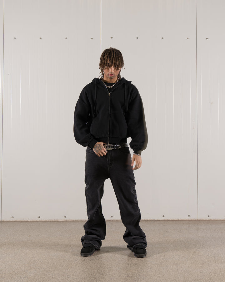 THERMAL ZIP UP HOODIE