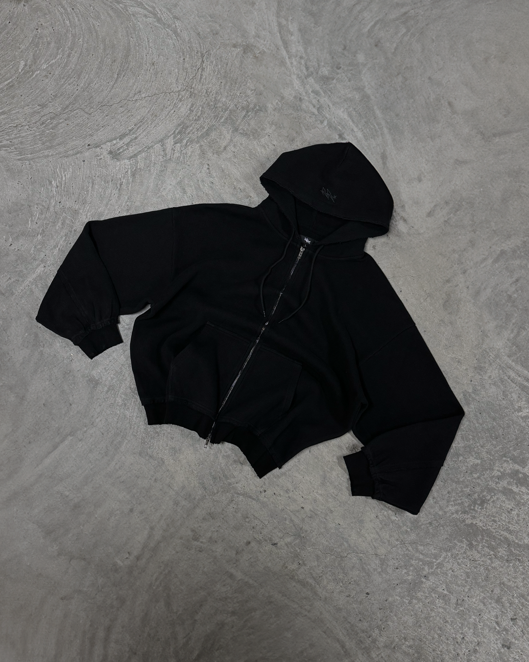 THERMAL ZIP UP HOODIE